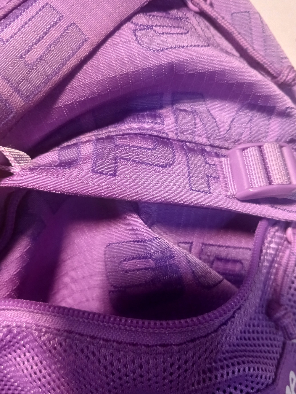 SUPREME LOGO SLING PACK BACKPACK Purple - Picture 11 of 13